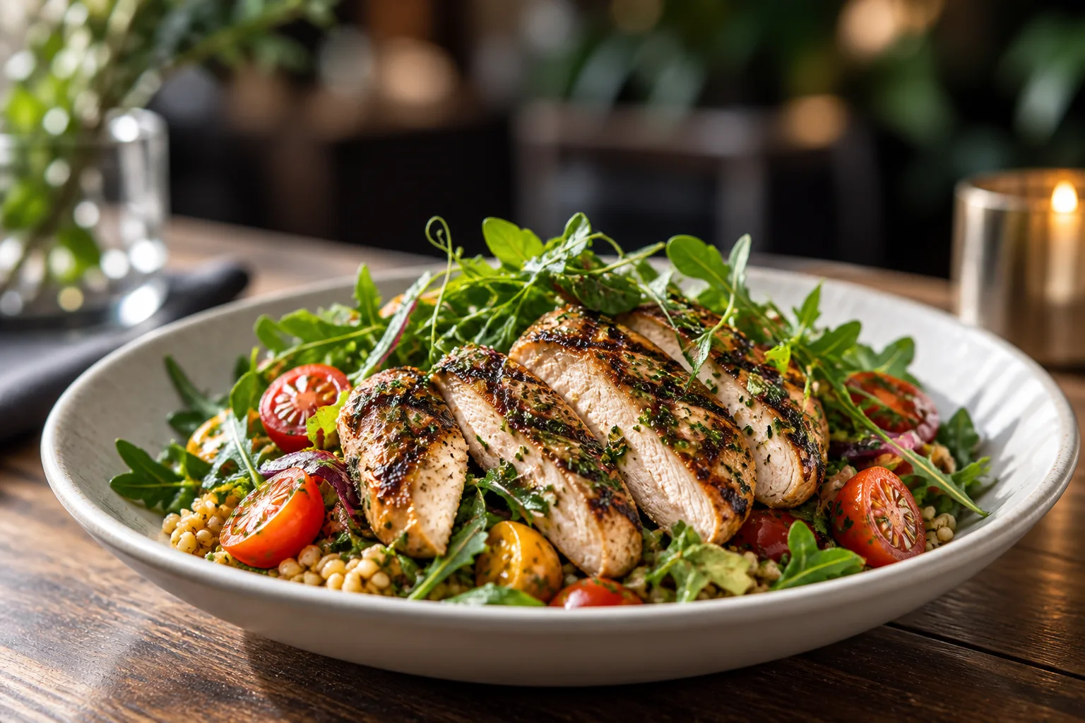 A carefully plated restaurant dish